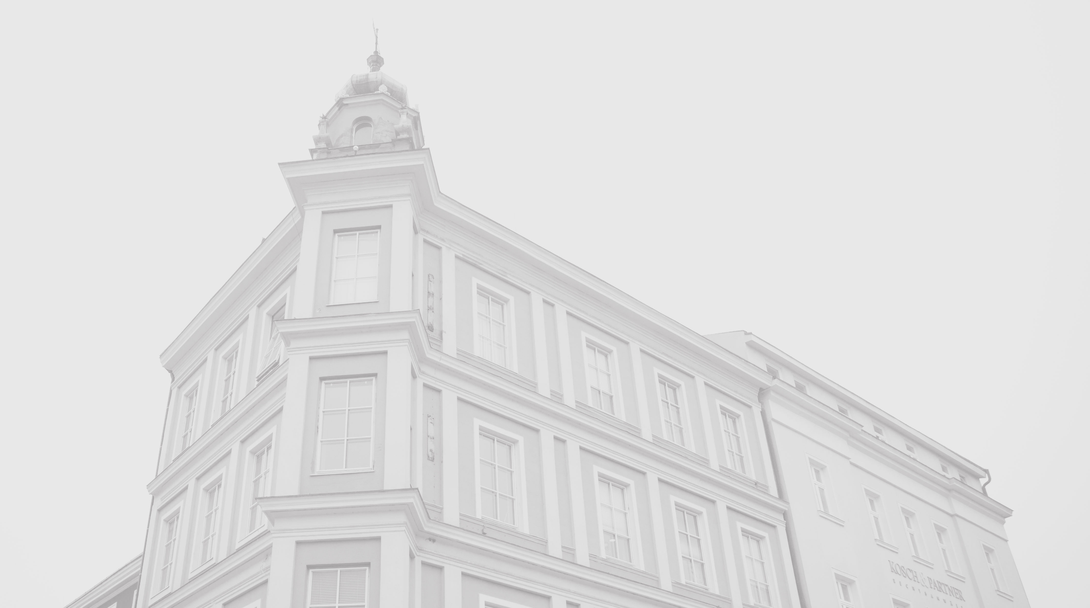 Außenansicht der Fassade der Anwaltskanzlei "Kosch & Partner Rechtsanwälte" in Wiener Neustadt